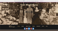Desktop Screenshot of gaelmacgregor.com